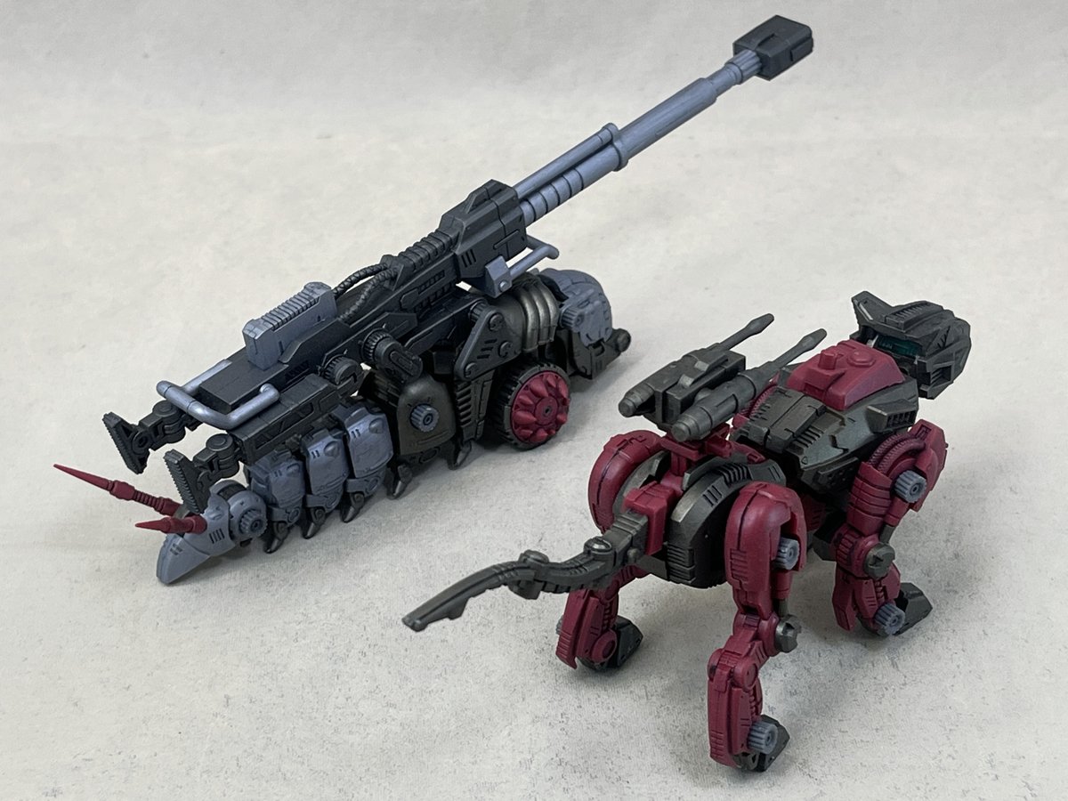 限定】ゾイド リアライズモデル キャノリーモルガ&ヘルキャット 守備隊