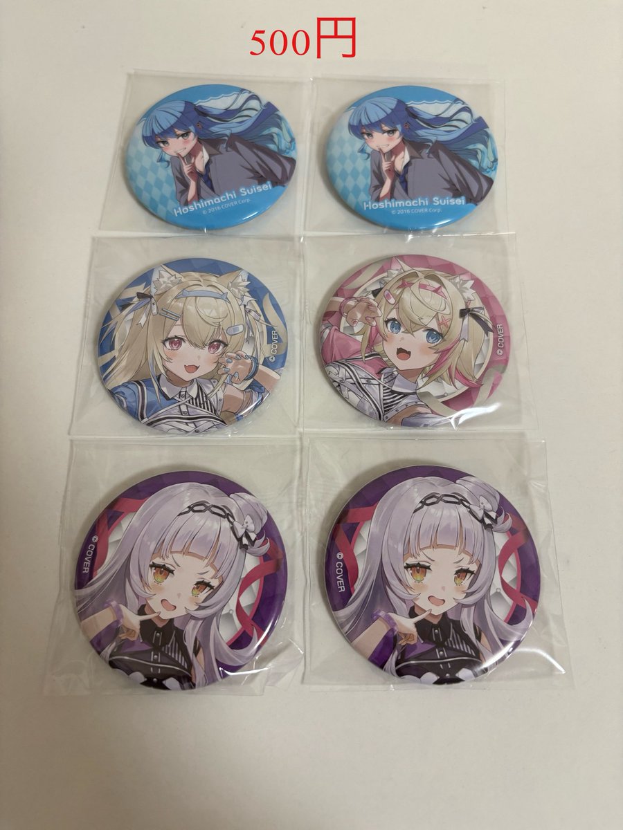 譲渡】ホロライブ hololive 6th fes CANバッジ 缶バッジ 色紙 チェキ風