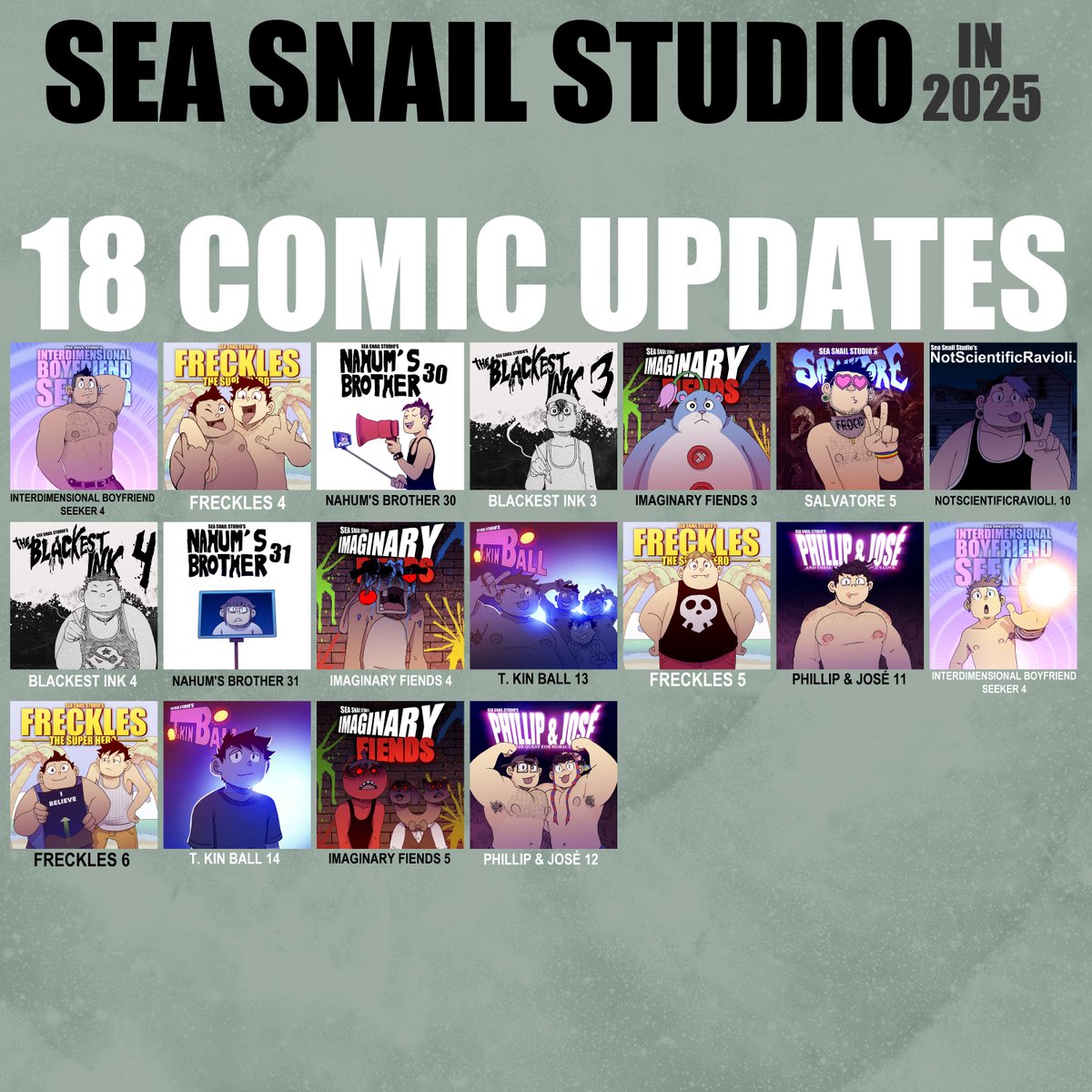 SeaSnailStudio's tweet image. Sea Snail Studio in 2025