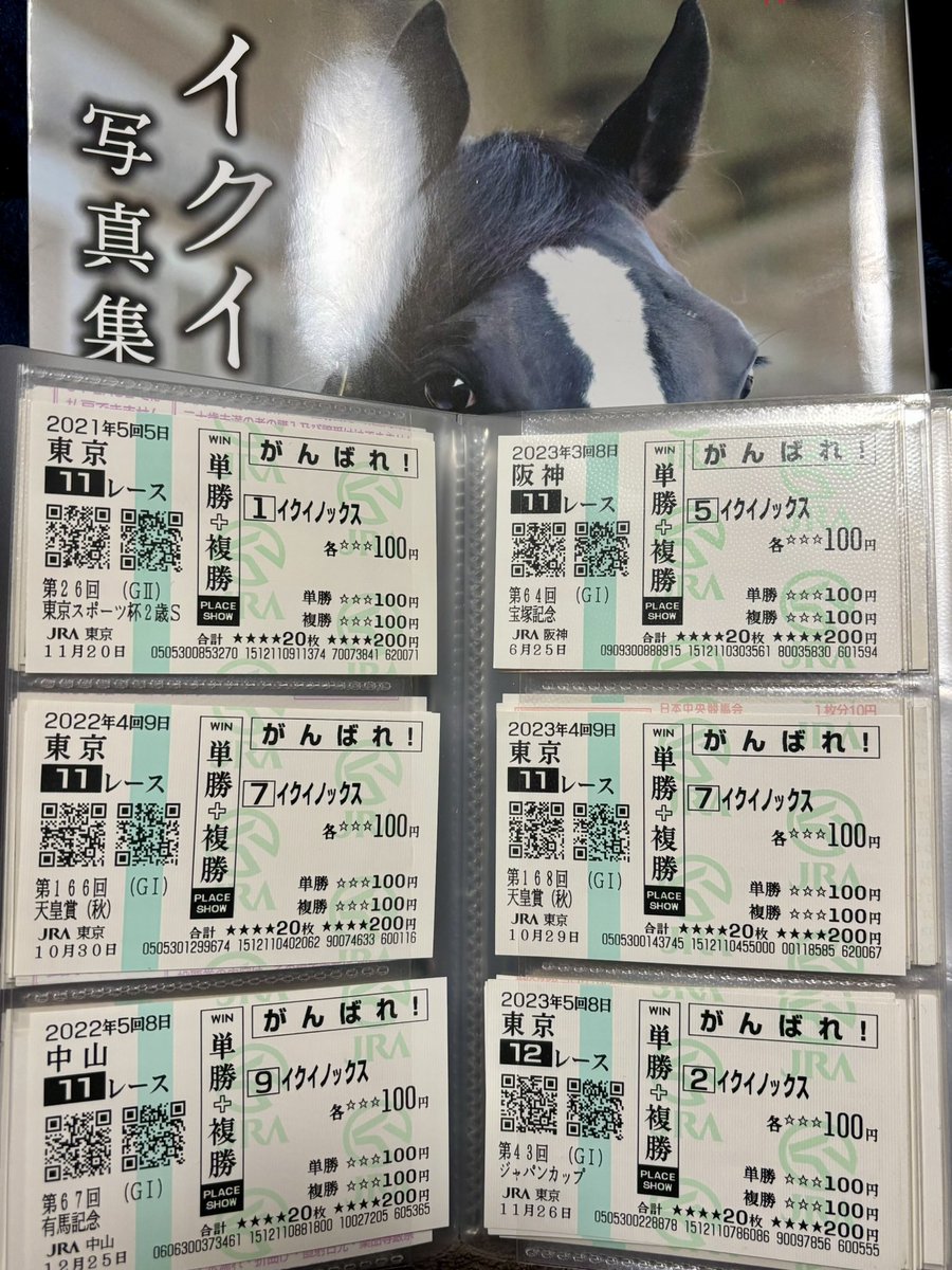 イクイノックスの国内重賞がんばれ馬券