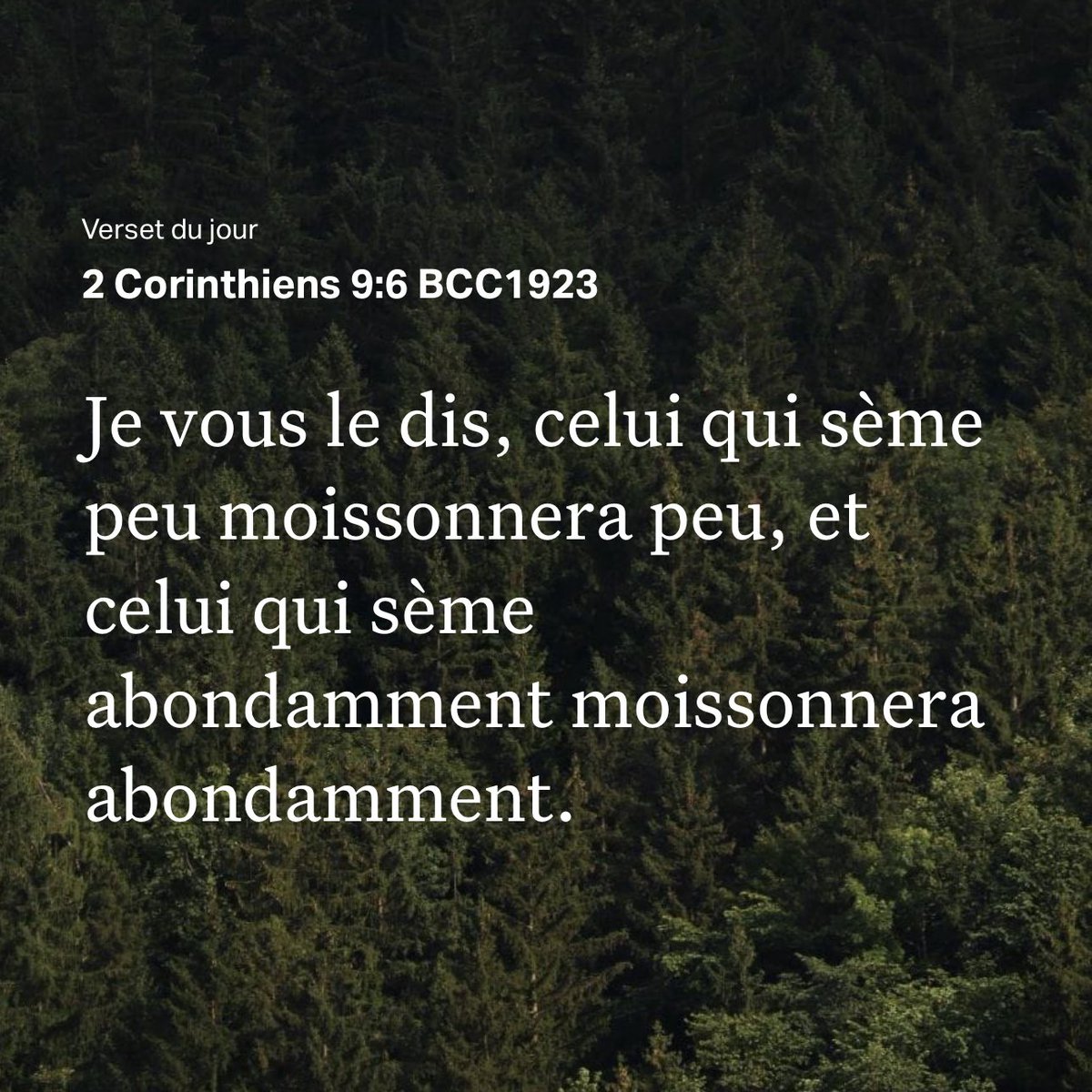 Verset du jour ✝️: