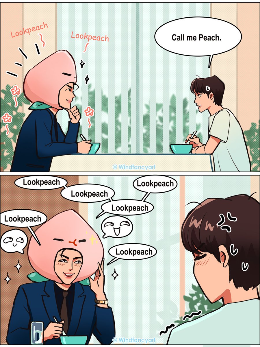 Windfancyart's tweet image. Lookpeach~Lookpeach~Lookpeach~😍🍑✨
#MeAndTheeSeriesEP7 #MeAndTheeSeries #PondPhuwin #ppnaravit #phuwintang #fanart