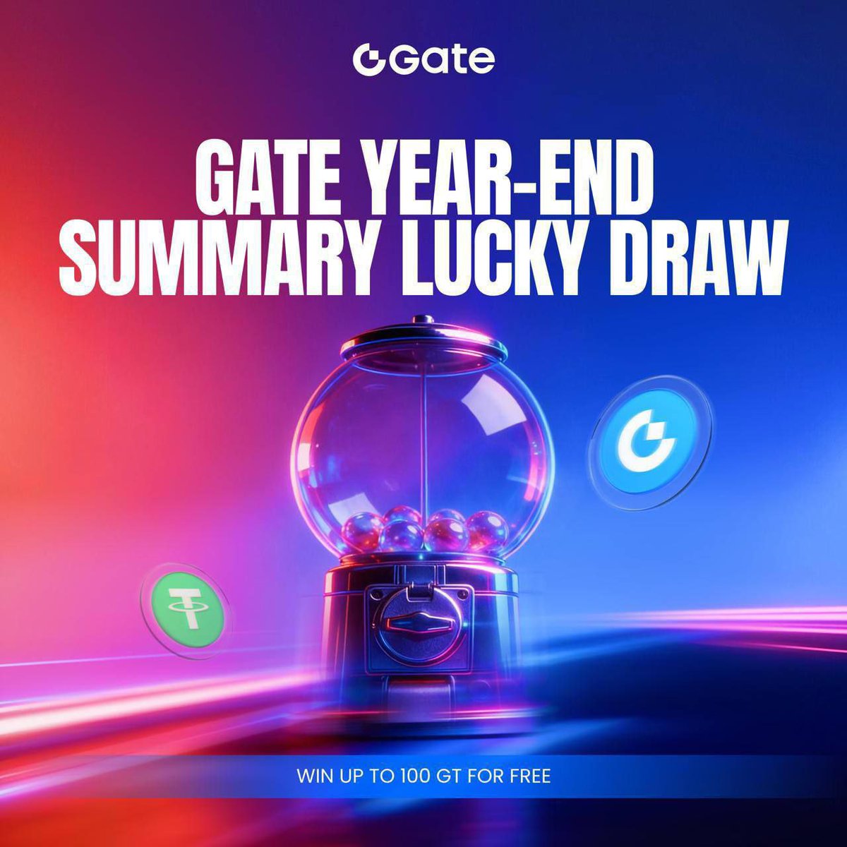 🎉 Gate Makes Year-End Recaps Rewarding The 2025 Year-End Summary is now  available. Open it to join the lucky draw and compete for up to 100 GT.  Limited-time event. 👉 https://t.co/fv2PaMGj4B 👉