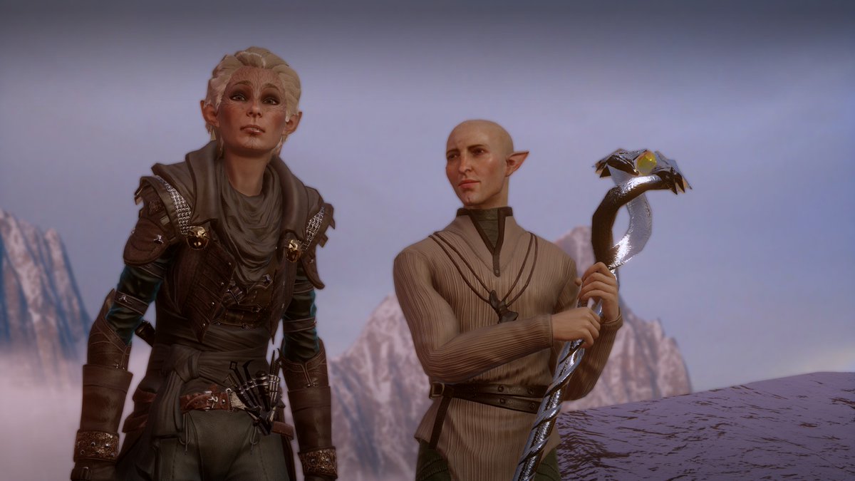 MeebsEscapades's tweet image. Ok I just now noticed the way he looks at Inky in this shot ooo-
He looked so grim literally just a second ago
#Solavellan