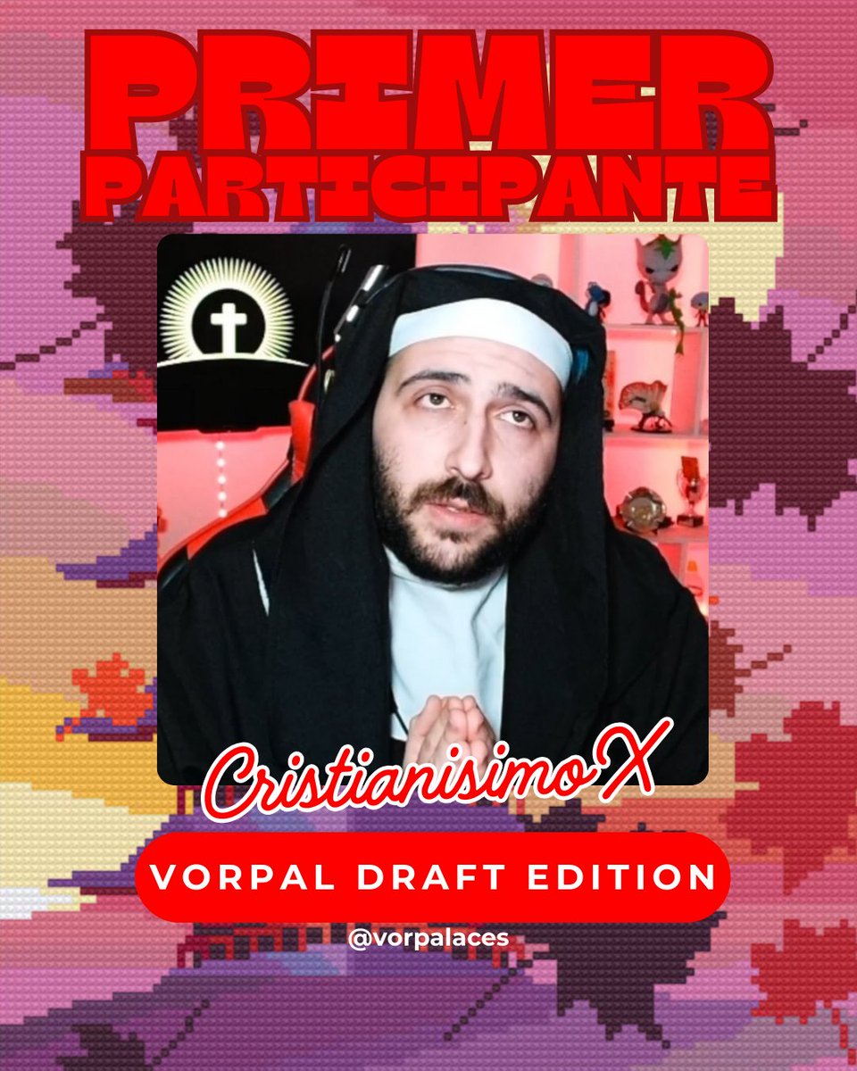 Después de largas negociaciones y tras soltar unos cuantos ceros 💸, queremos anunciar la llegada de <a href="/CristianisimoX/">CristianisimoX</a> a Vorpal Draft Edition.