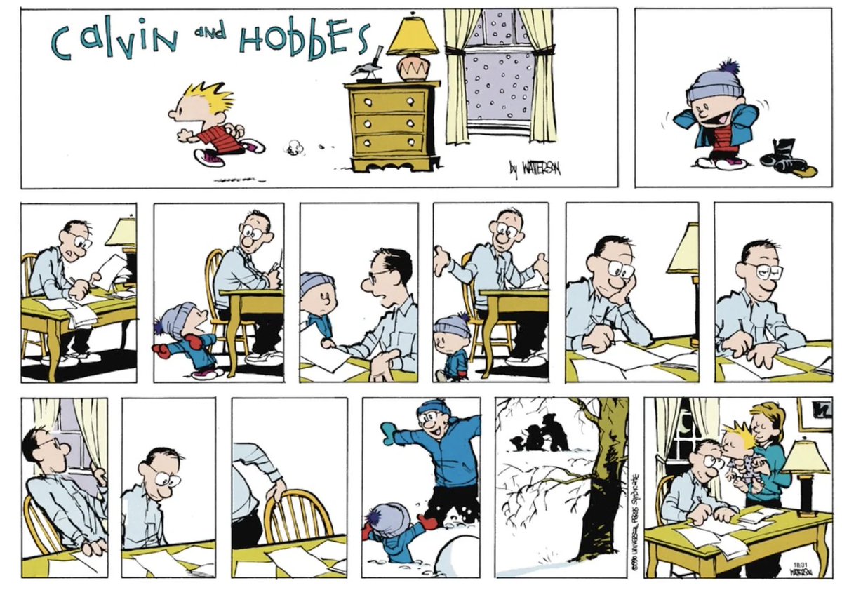 TheOmniZaddy's tweet image. This issue of Calvin and Hobbes lives rent-free in my mind