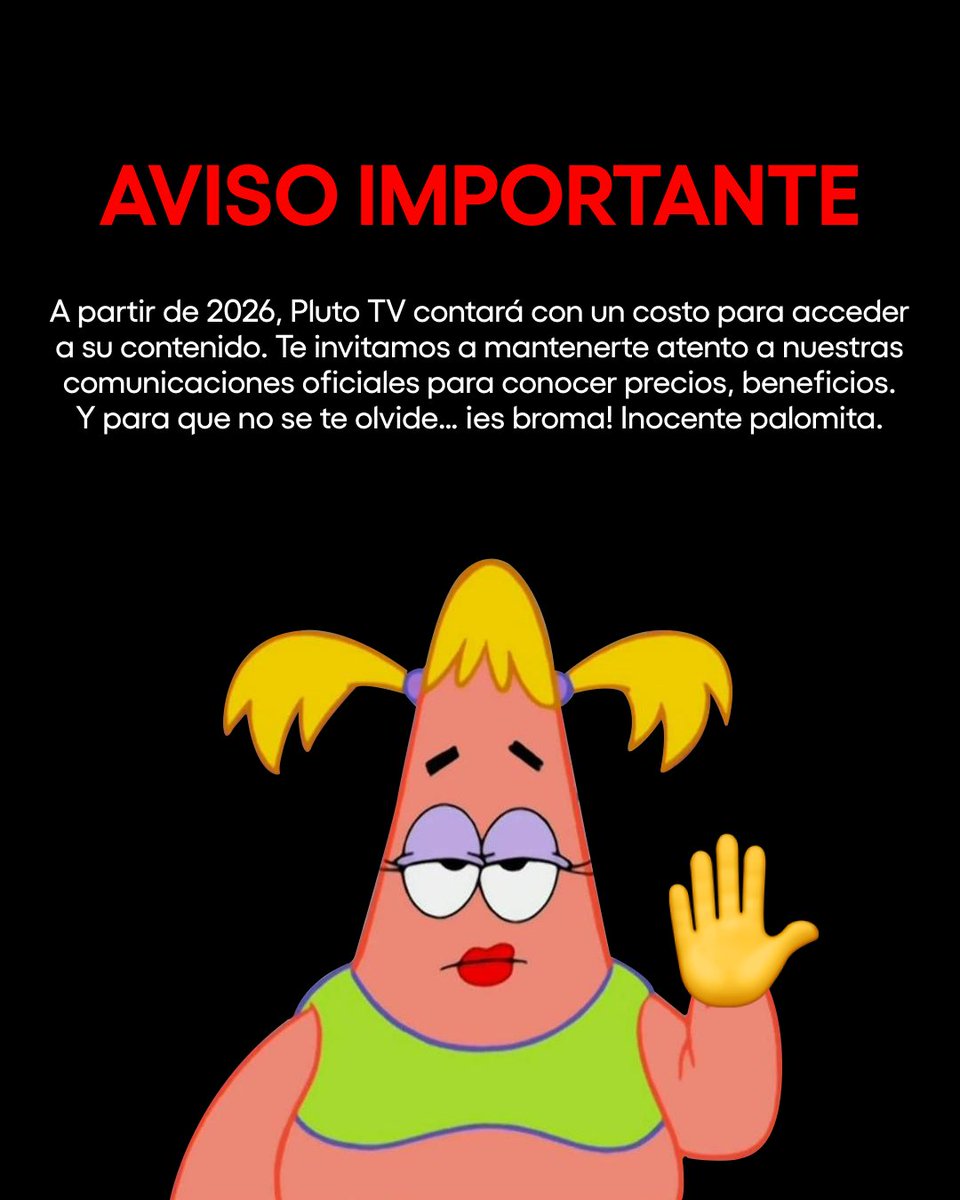 Atención, si eres fiel espectador de Pluto TV… 👇