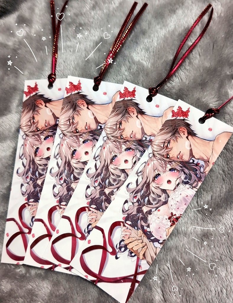 新刊にセットでついてくる"しおり"です💋
(通販でも特典として付いてきます…🙌) 