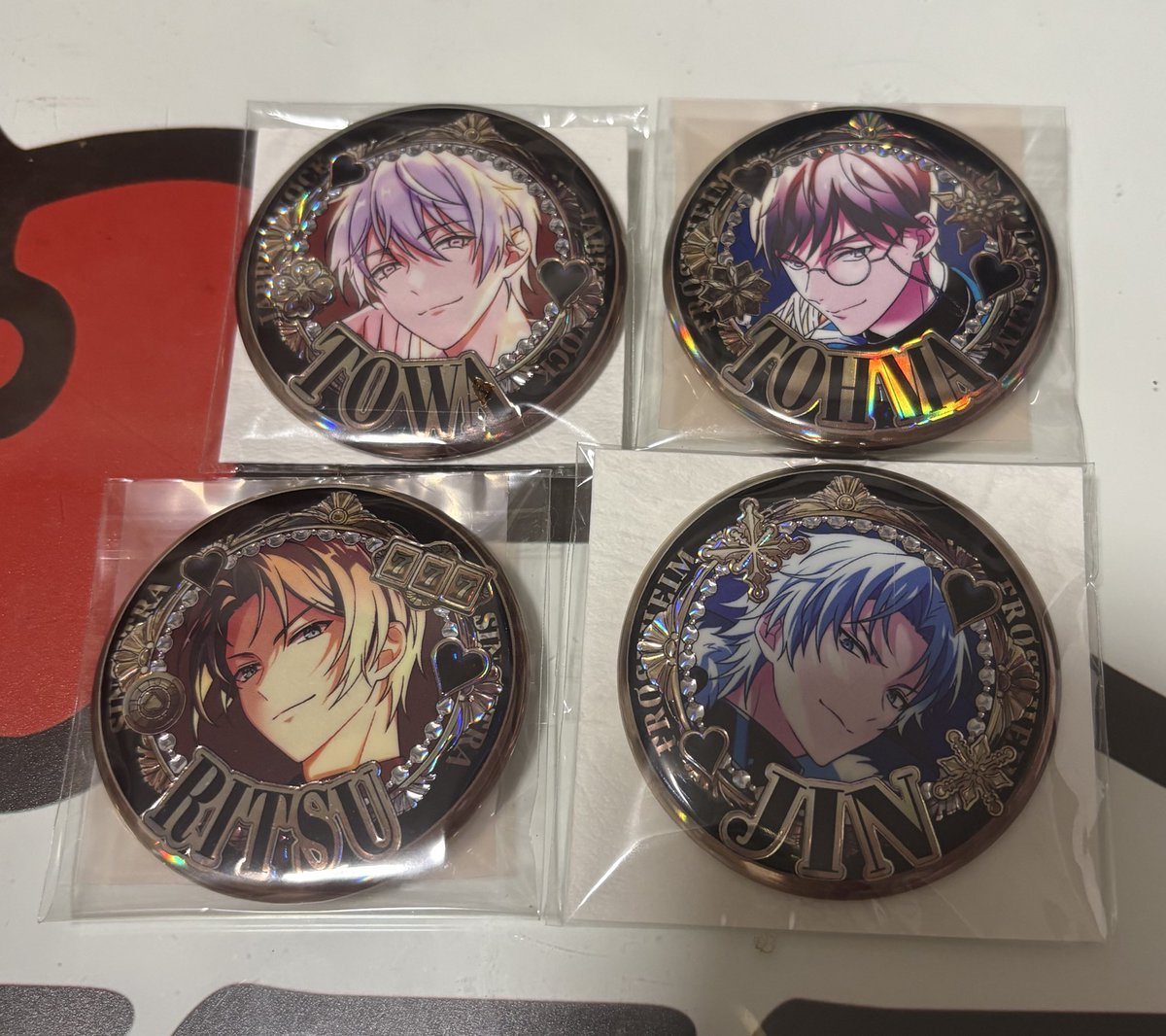 東京ディバンカー 交換 缶バッジ 譲 冠氷 尋 叶空 塔真 律 求 佑理