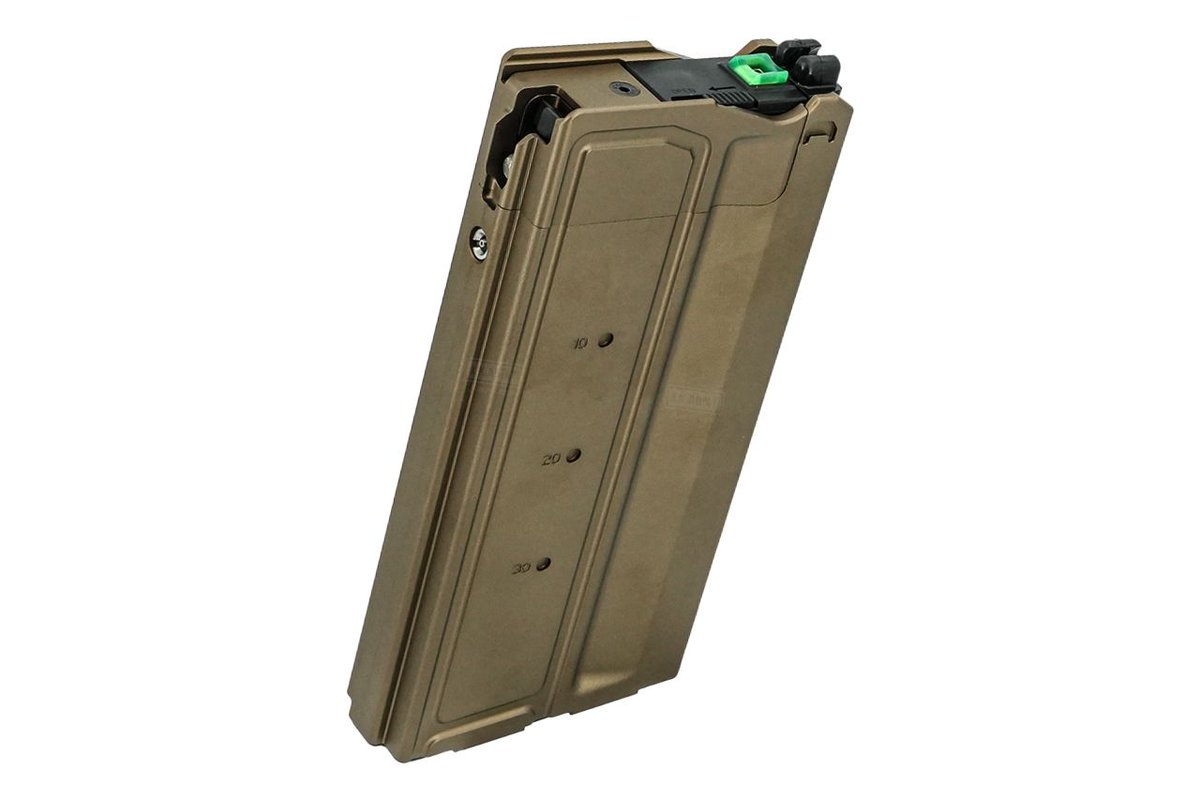 ShopMga's tweet image. 新商品入荷のお知らせです。
PROW CNC版 STANAG タイプ 
XM5 用 ガスマガジン FDE
入荷致しました。削り出し製造の為
お値段高いですが、米軍仕様を再現されたい方は
こちらをお求め下さい。
mga-shop.ocnk.net/product/1271

#SIG #XM5  #GBB