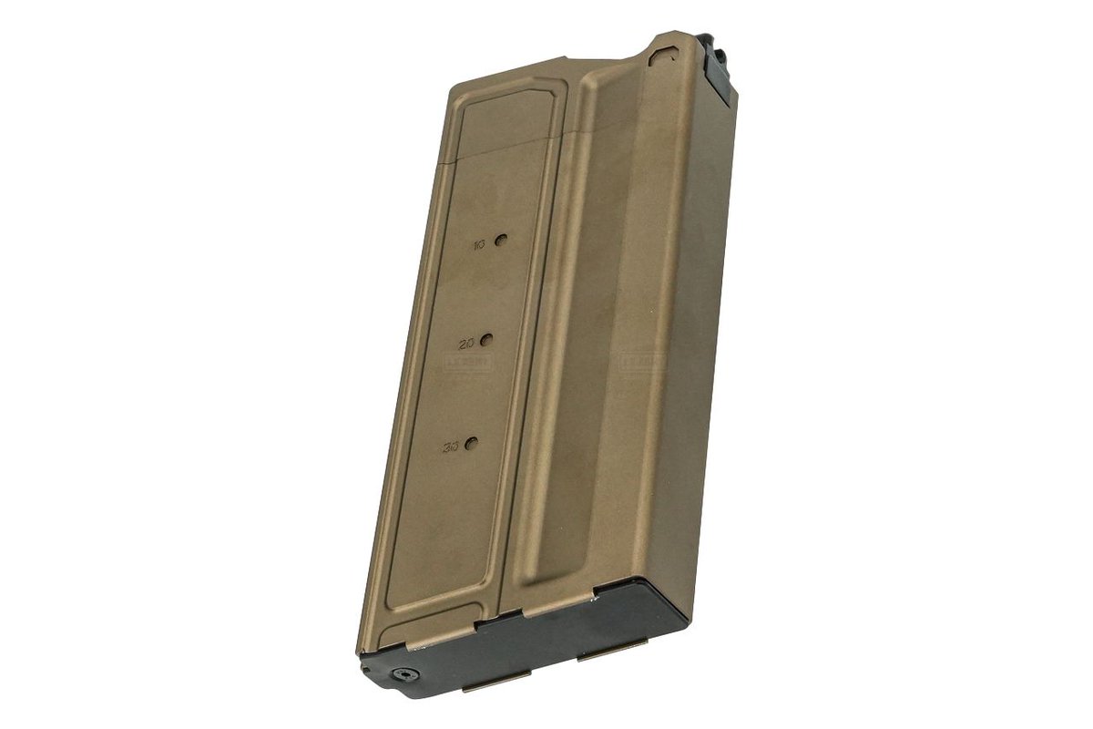 ShopMga's tweet image. 新商品入荷のお知らせです。
PROW CNC版 STANAG タイプ 
XM5 用 ガスマガジン FDE
入荷致しました。削り出し製造の為
お値段高いですが、米軍仕様を再現されたい方は
こちらをお求め下さい。
mga-shop.ocnk.net/product/1271

#SIG #XM5  #GBB