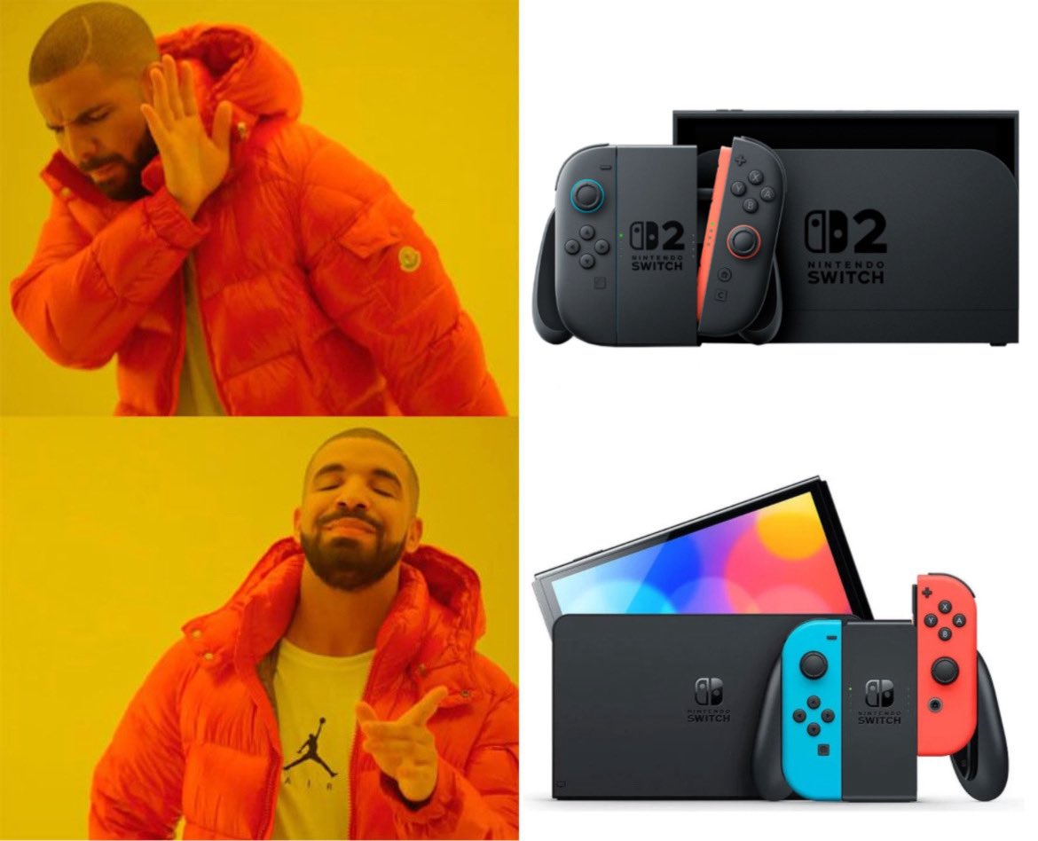 NWeedle's tweet photo. Es ridículo! 🤨
Algunos medios que antes criticaban constantemente Nintendo Switch por su falta de potencia, ahora critican a Switch 2 y hacen artículos nostálgicos de Switch 1 y su increíble catálogo 😑 https://t.co/QtOMfZFkpX