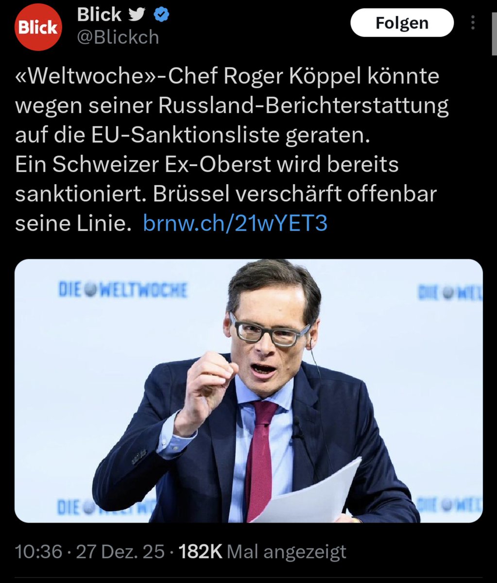 Ohne Gerichtsverfahren und damit ohne Chance, sich gegen die substanzlosen Anschuldigungen zu wehren, sanktioniert die EU Personen, die ihrer Linie nicht folgen und es wagen, eine andere Meinung zu vertreten. 

Die EU, die vorgibt, ein demokratisches Musterexemplar zu sein, ist