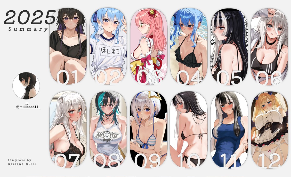 2025年を振り返る 今年もたくさん描けて楽しかった！いろんな人に見て