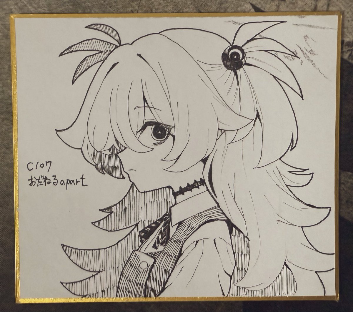 さらに色紙追加です!
タカネ姫(オーホッホッホ)とカノエ先輩です! 