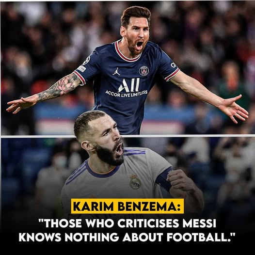 BarcaWorldwide's tweet photo. 🚨| Karim Benzema: "Those who criticises Messi knows nothing about football." https://t.co/ZXmvtmD5aN