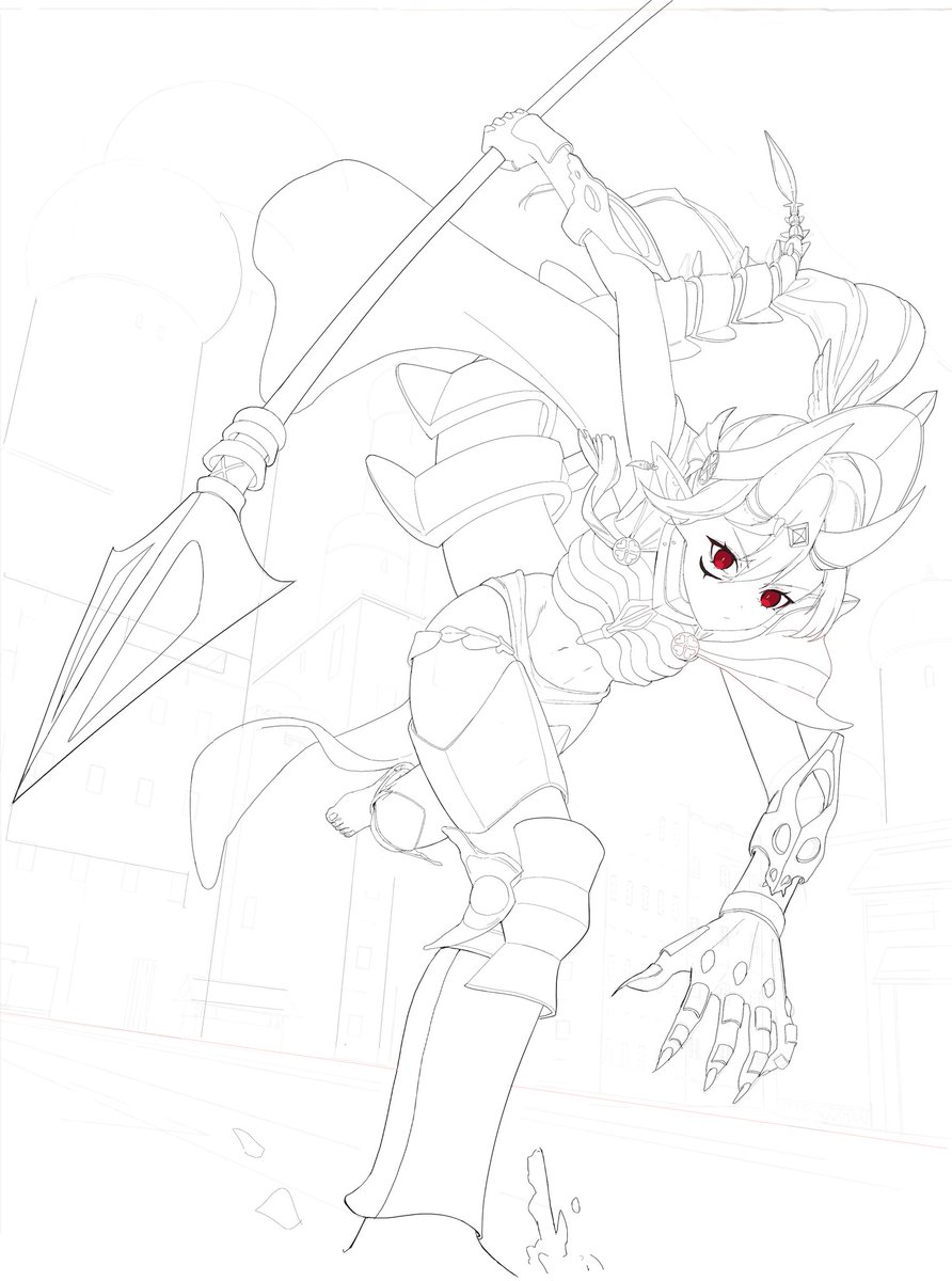 Dusting off to continue this sketch