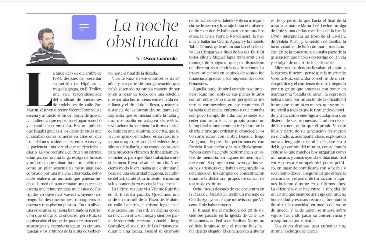 Mi despedida de Vicente Ruiz