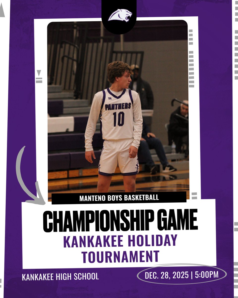 MantenoHoops's tweet photo. CHAMPIONSHIP SUNDAY

Panthers look to become 3-time consecutive KHT Champions today at 5pm as we take on Chicago Christ the King at Kankakee High School. We need a big support crowd cheering us on! https://t.co/L7N8gJ7w56
