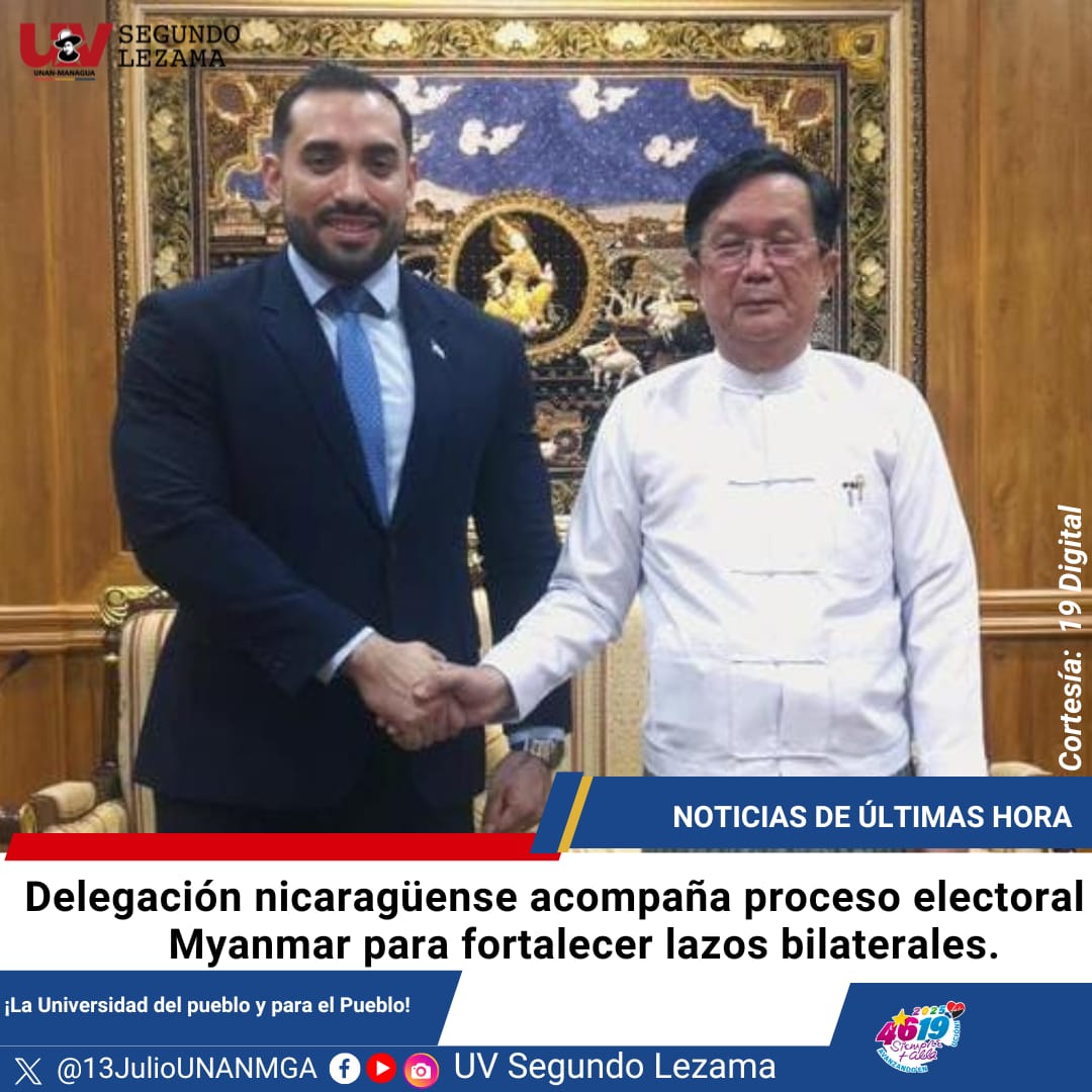 Principales noticias destacadas de interés social en #Nicaragua 🇳🇮
¡Avanzando en revolución! 
#SomosUNAN
#ManaguaSandinista