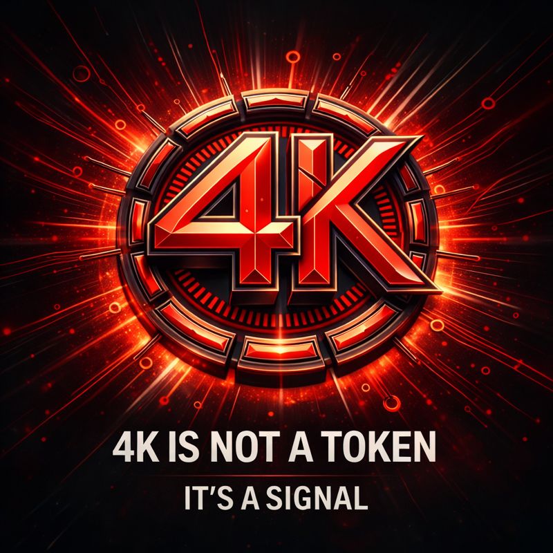 🔥 STOP SCROLLING FOR 5 SECONDS.
This is not a normal post.
💖 4K = love + freedom + people
Today we’re giving away some 4K — because that’s how a movement works.

👇 Do 3 simple things:
❤️ Like
🔁 RT
💬 Comment ONE word you want to give to the world
🎁 A few people will receive