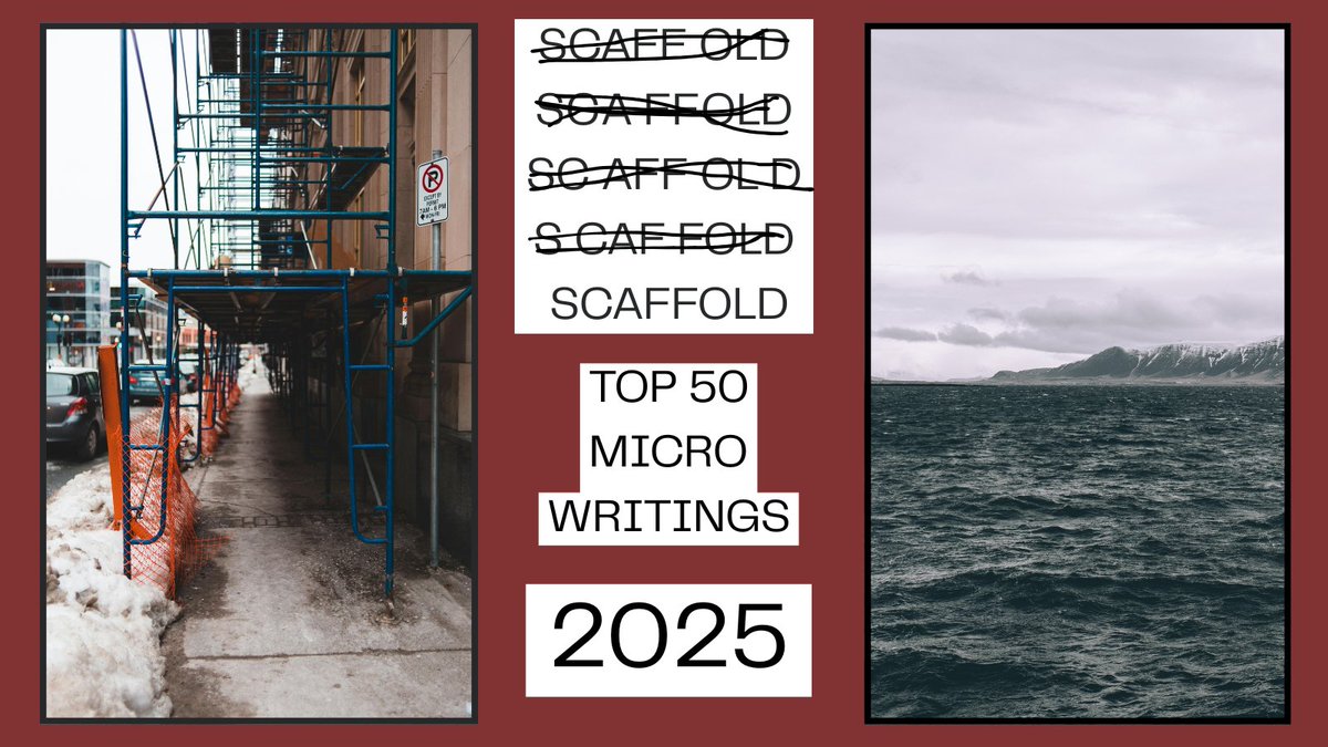 scaffoldlitmag's tweet image. saturday, jan 3, 2026