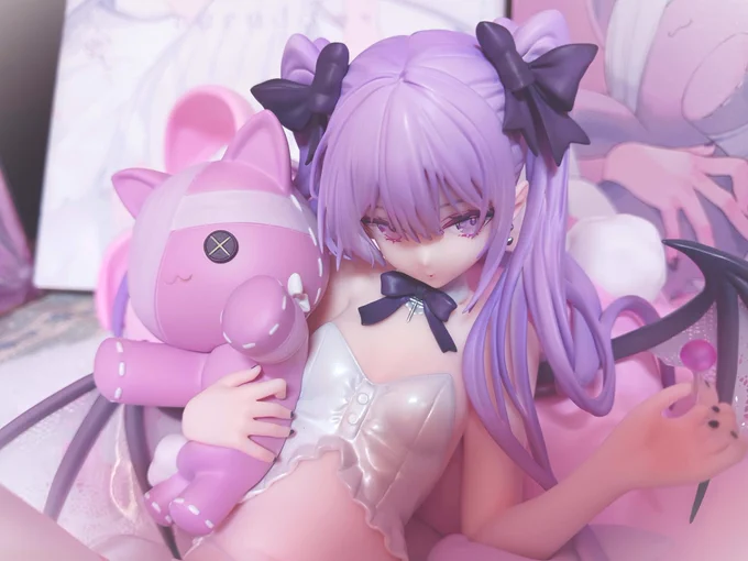 rurudoさんキャラクターのフィギュアが届いてくれましたーっ! イヴ SUGER HIGH verです 特にお顔がもの凄く可愛いッ!!!