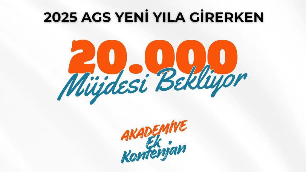 AGS ile alınacak öğretmenler en erken Eylül 2027’de göreve başlayacak ⏳
O tarihte ücretli öğretmen sayısı 100 bini aşabilir ⚠️

🎓 Öğrencilerin eğitim hakkı için
👉 AGS kapsamındaki öğretmen alımı mutlaka artırılmalı!
#CbMüjdesiAGS20Bin 📢✍️