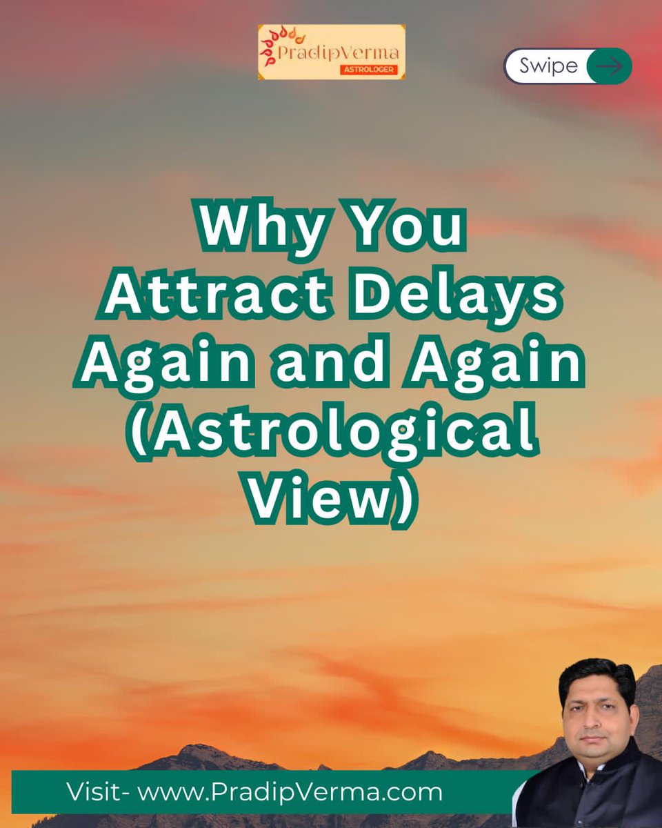 AstrologerPrad's tweet image. To understand why delays are repeating in your life and when they will end, Connect with us today…!

visit: PradipVerma.com
📩 DM to book your personalised astrology consultation with Astrologer Pradip Verma

#AstrologyInsights #SaturnLessons #RepeatedDelays #Karmic