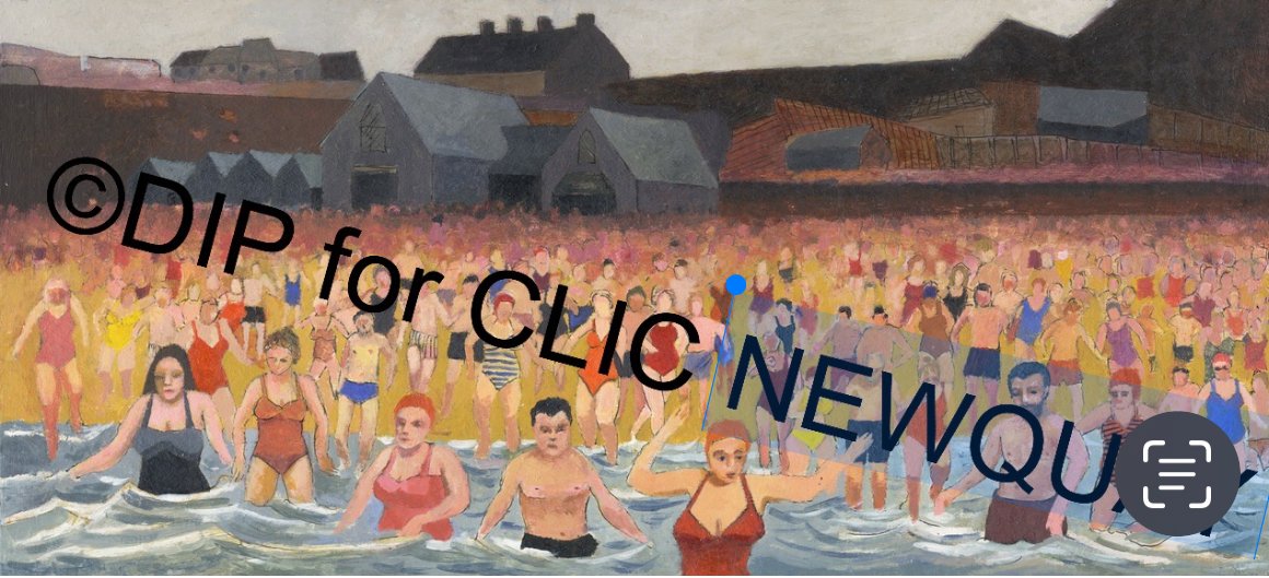 Dip for CLIC Jan 1st.12 noon newquay Harbour
Rod Walker, well known Cornish artist, has generously painted a gorgeous picture  Prints are available from SaltWalls Gallery saltwalls.co.uk, The Crescent, Newquay all profits donated to Young Lives vs Cancer.
Print only £20