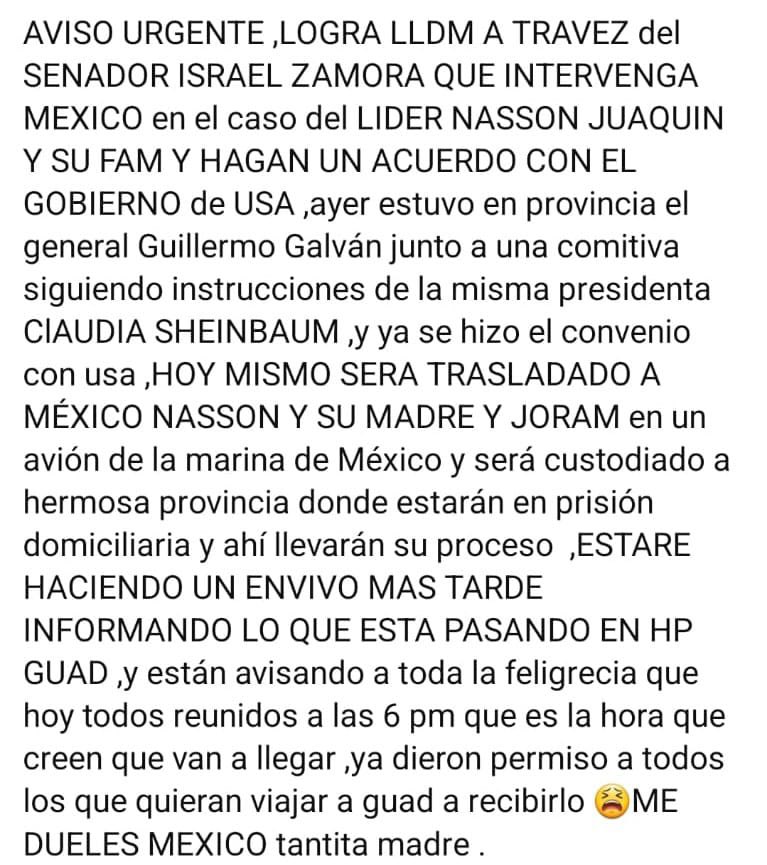 alvaradoisa's tweet photo. Anda circulando este rumor de que los Joaquín fueron prácticamente rescatados por el gobierno de México. Pero creo que el contenido del mismo es acorde al Día de los Santos Inocentes. Volvamos a nuestras vacaciones. https://t.co/deq5r1j7zm