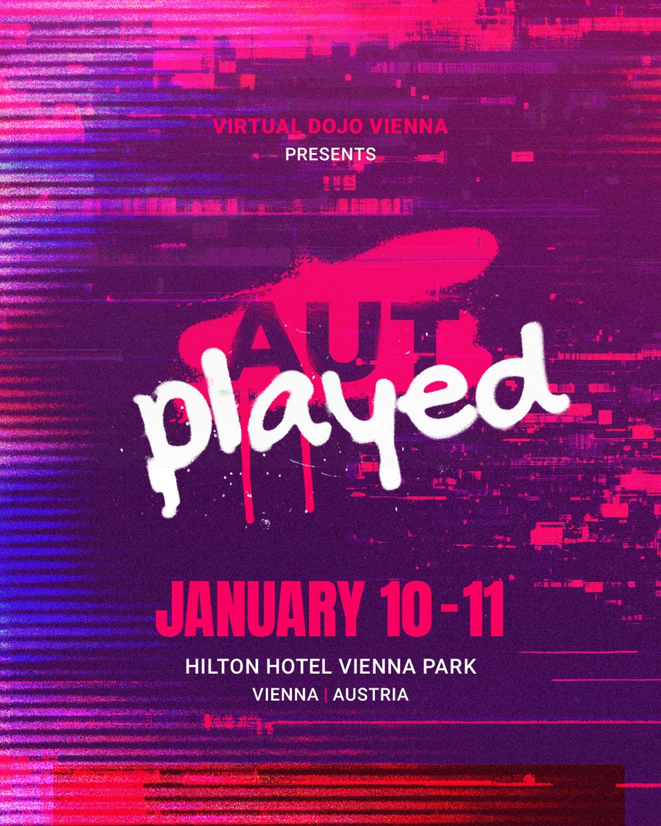 ‼️AUTplayed 2026 - COMPETITOR PASS‼️

Registration for the [Competitor Pass] was scheduled to end in just 3 hours, but we have some good news!

We are extending the deadline until December 31st, 2025 (11:59PM CET). ⏳

Make sure to grab yours now! After this date, only the [LATE