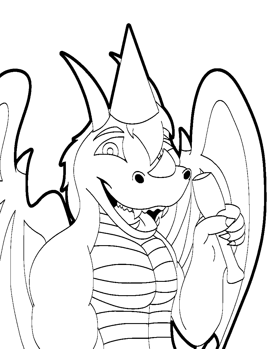 Dragon Tales: Come \u0026 Play Coloring Book by Fox King and Dragon Lord -- Fur  Affinity [dot] net, image size:927x1200