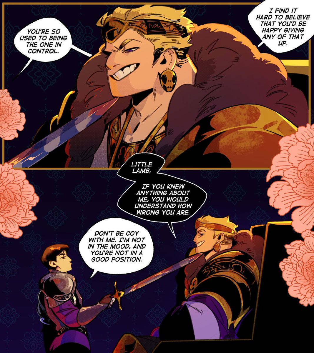 ZeSketches's tweet image. Deleon enjoys romance novels, so of course he wanted to try his hand at writing one. But everyone has to start somewhere lol #ank