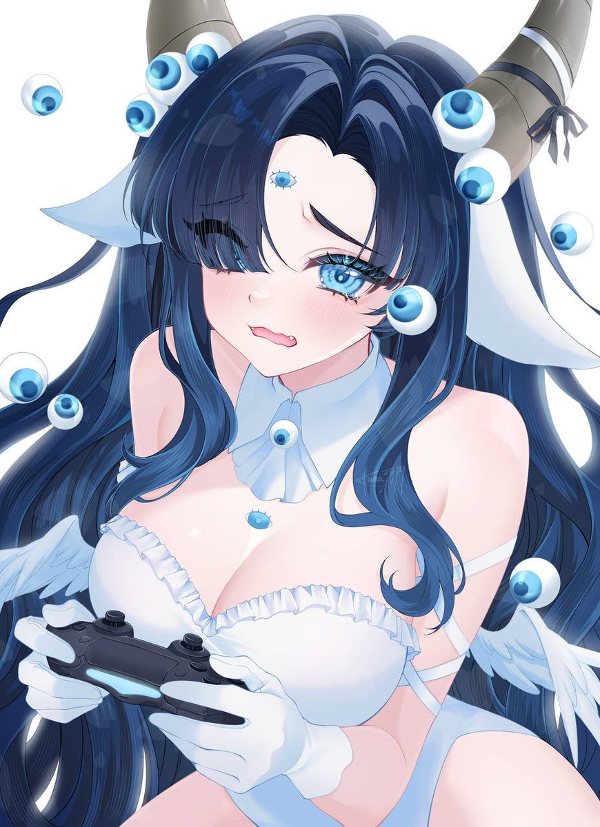 Art raffle prize for <a href="/MotherAia/">Goddess Aia (Vtuber)🌙 8th Feb 2026</a> 💙

#artraffle #artgiveaway #smallartists