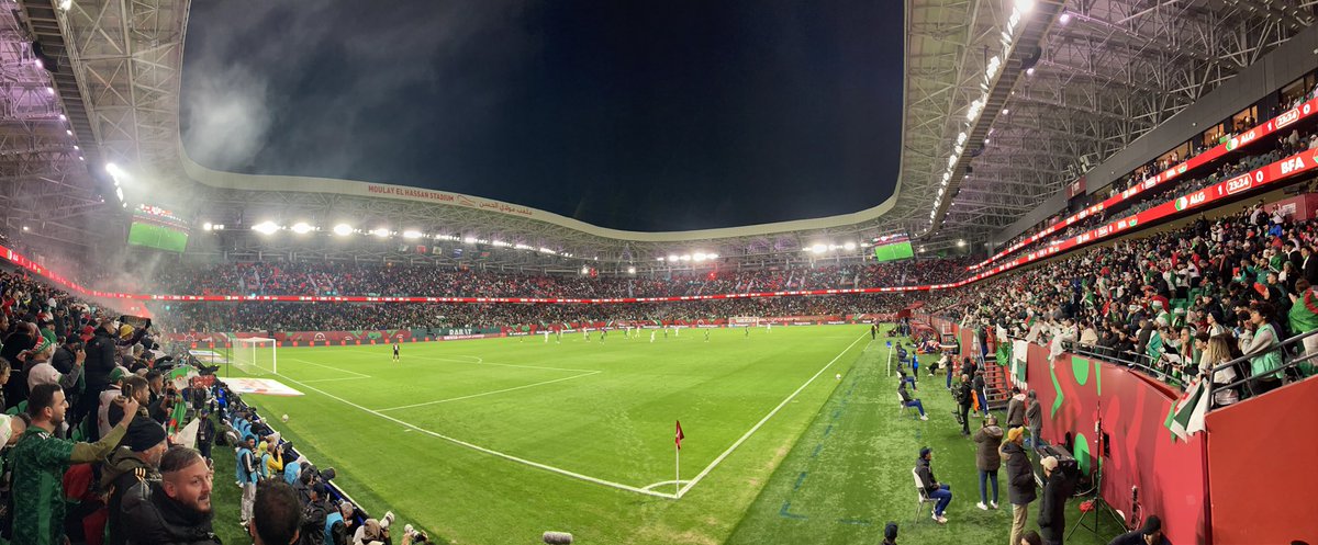 Algeria 1-0 Burkina Faso. 5 body searches and 7 ticket checks to get in the ground. Never known anything like it