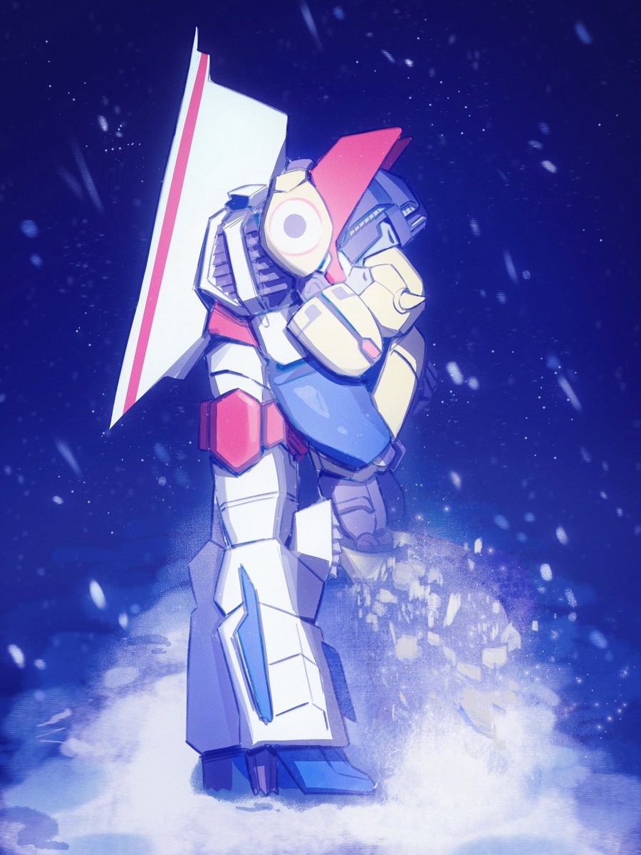 Fading in the snow…
#starbee