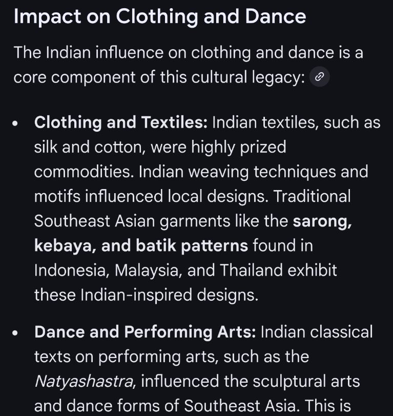 <a href="/yngjnchng466425/">yng</a> <a href="/aslicheen/">aslichin</a> <a href="/prince_the_duck/">Ja.</a> Your ancestors only imbibed religion and not clothing 

They rejected it and had pride in their own and also climatic conditions made it even more impossible 

While south east countries were Indianised by Vedic culture and then Buddhism was introduced 

Natyashastra was taught👇