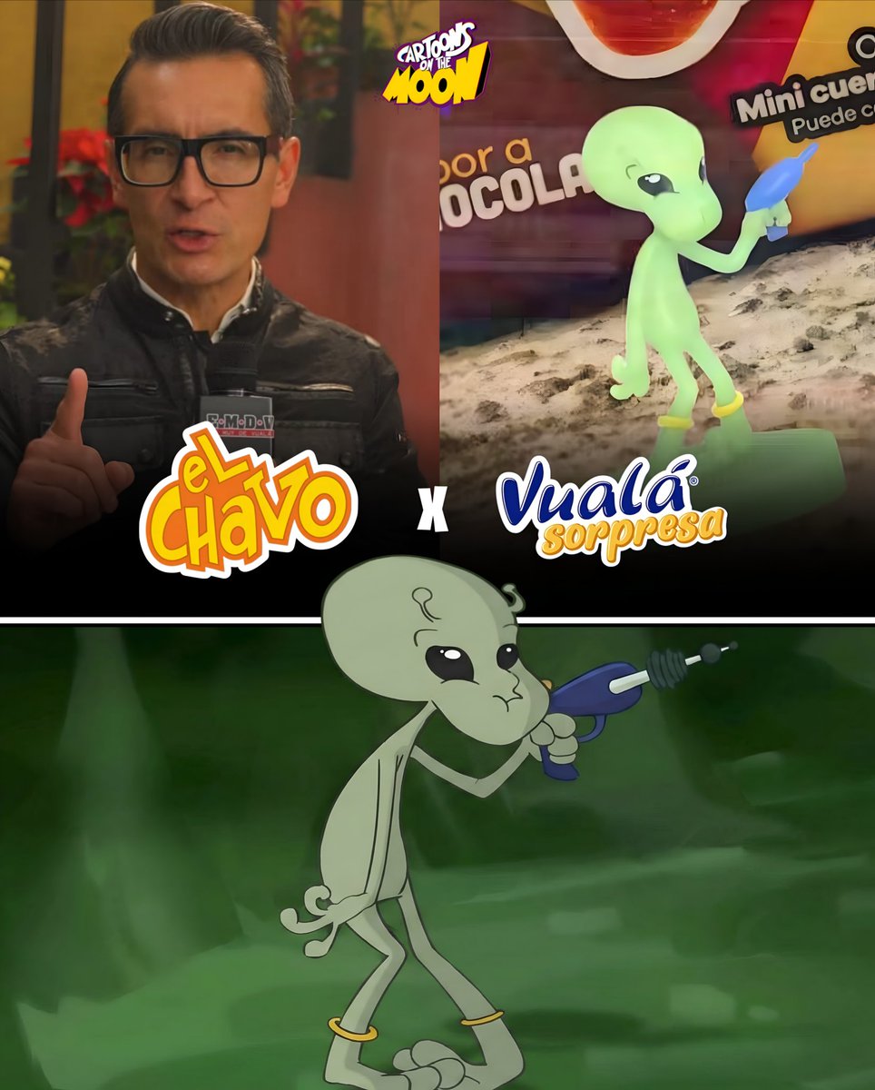 CartoonsOTMoon's tweet image. Quico Marciano del Chavo Animado finalmente tendrá una figura oficial gracias a Vualá Sorpresa:

Sergio Sepúlveda (Difícil de Creer) fue el encargado de revelar la noticia.

Vualá confirmó que no es una broma.