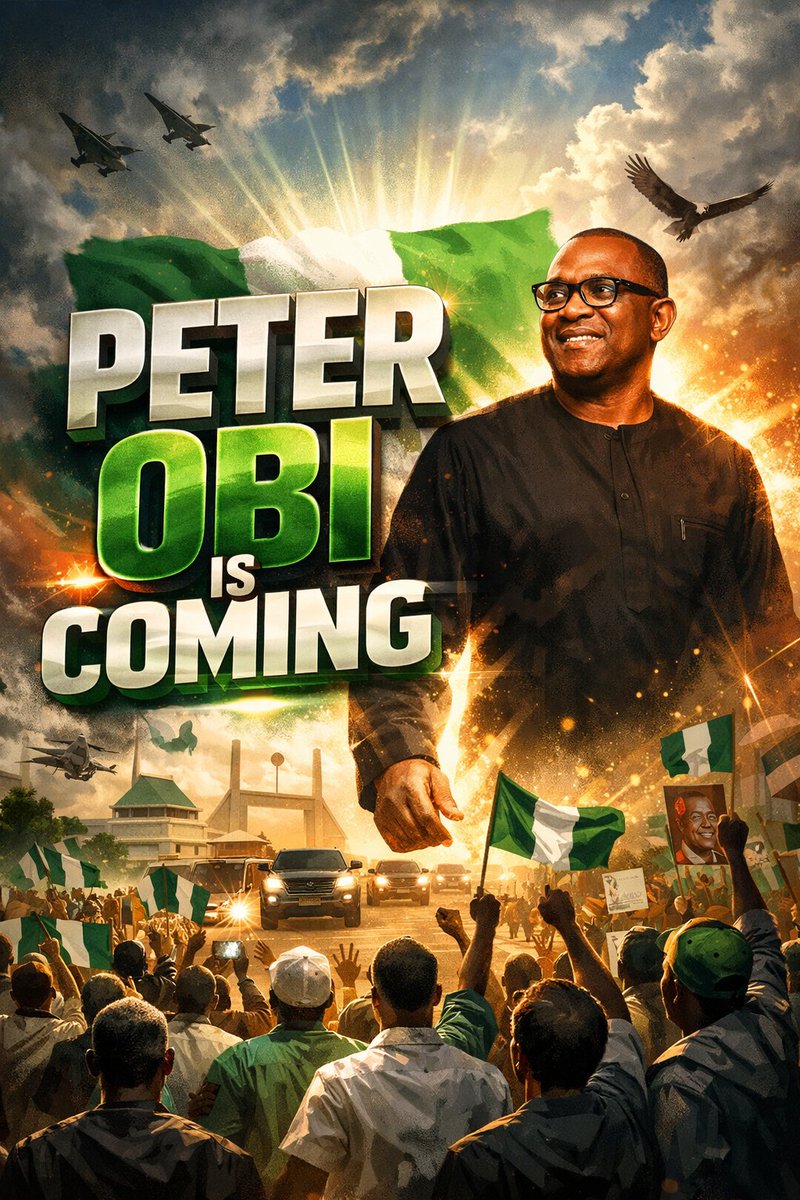 Yes he is coming #PeterObiIsComing