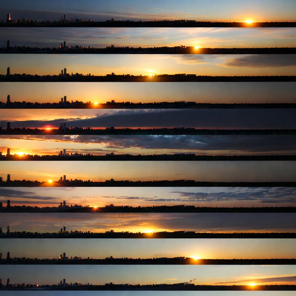 From Solstice to Solstice: The sun’s annual journey captured in one frame. A year of sunrises.