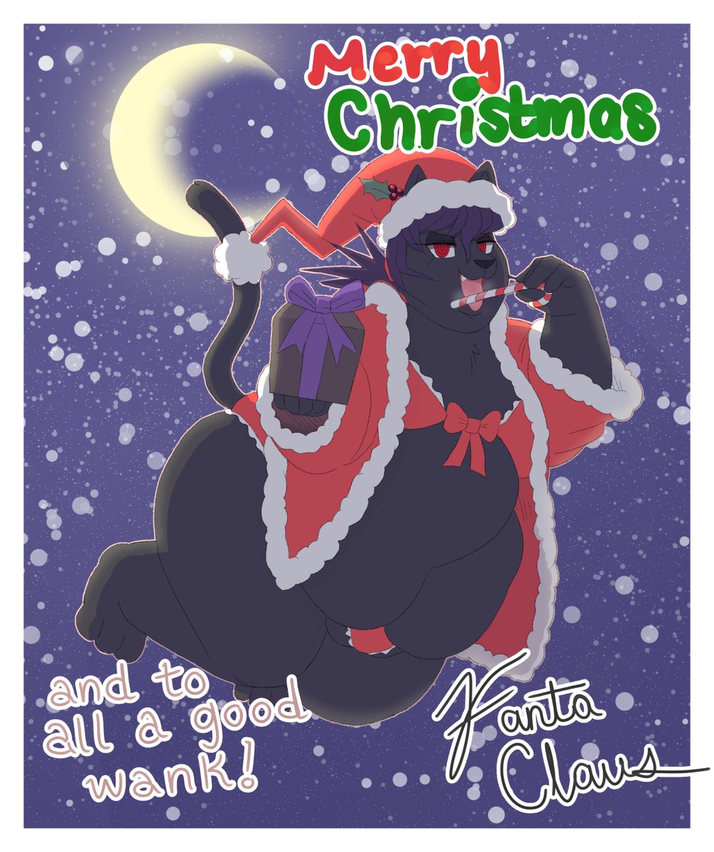 Merry (late) Christmas!
Better hope you're on the naughty list, he might let you stuff his stocking.