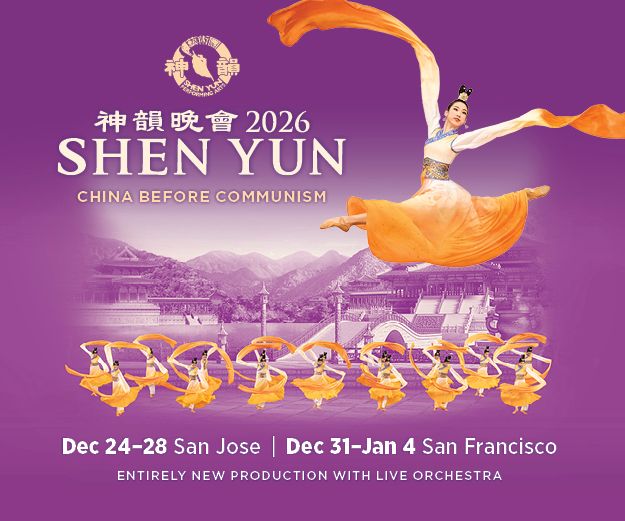Shen Yun, a global artistic phenomenon, is coming to the San Francisco Bay Area:

San Jose: 
Dec. 24–28, 2025
Center for the Performing Arts

San Francisco: 
Dec. 31, 2025 – Jan. 4, 2026
War Memorial Opera House

🎟️ Tickets:
ShenYun.com/ca
📞 888-633-6999

#shenyun