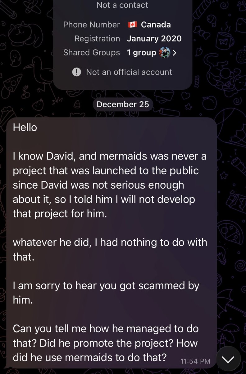 FlipMode989's tweet photo. @MisterCrazee David Obegi aka @MisterCrazee is a scammer and his community is becoming aware of this. You owe me and others a total of 4k for a @mermaids_pro presale that you had no intentions of launching you constantly dump on your community and think you above the law. Pay what you owe. https://t.co/JujOTztyAu