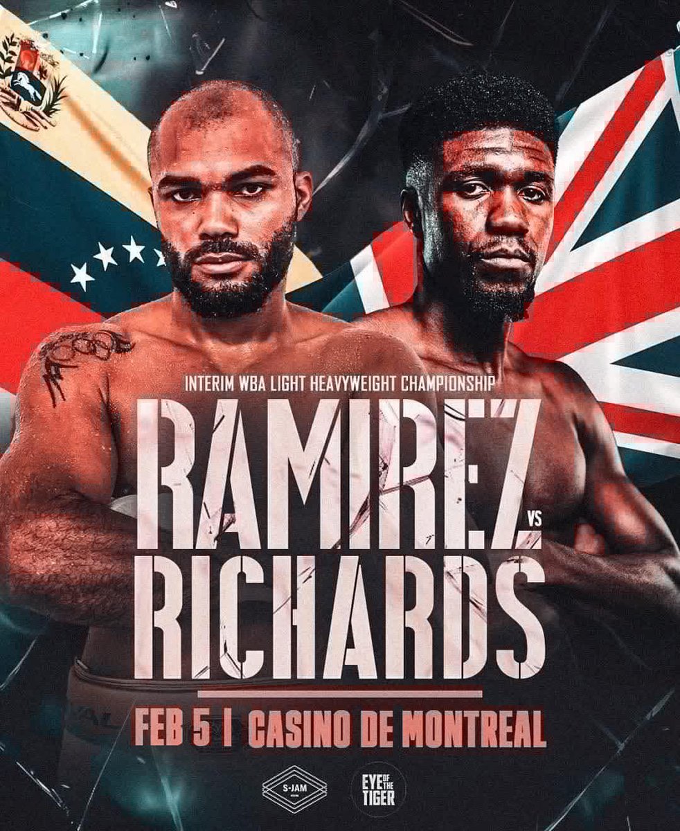 ¡ALBERT RAMÍREZ YA TIENE RIVAL CONFIRMADO! 🥊🇻🇪

Se trata del británico, Lerrone Richards (19-1) por el título mundial interino de la WBA el 5 de febrero

#venezuela #boxeo