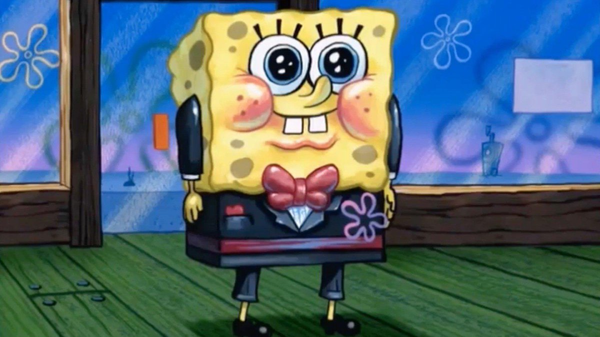 spongplush's tweet image. he had that shit on