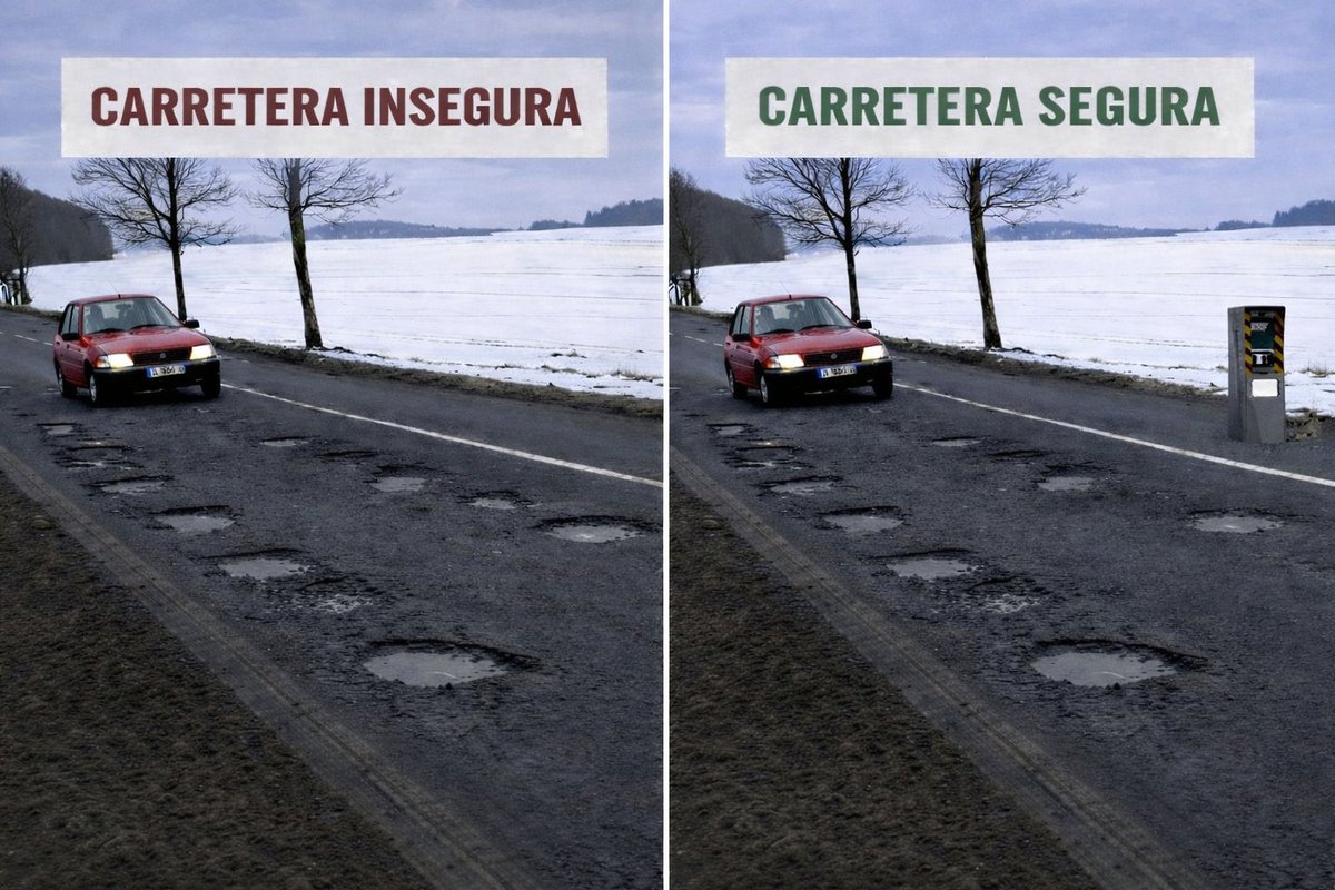 No me importa quien es el encargado de las carreteras .... pero

Gracias por cuidar de nosotros.