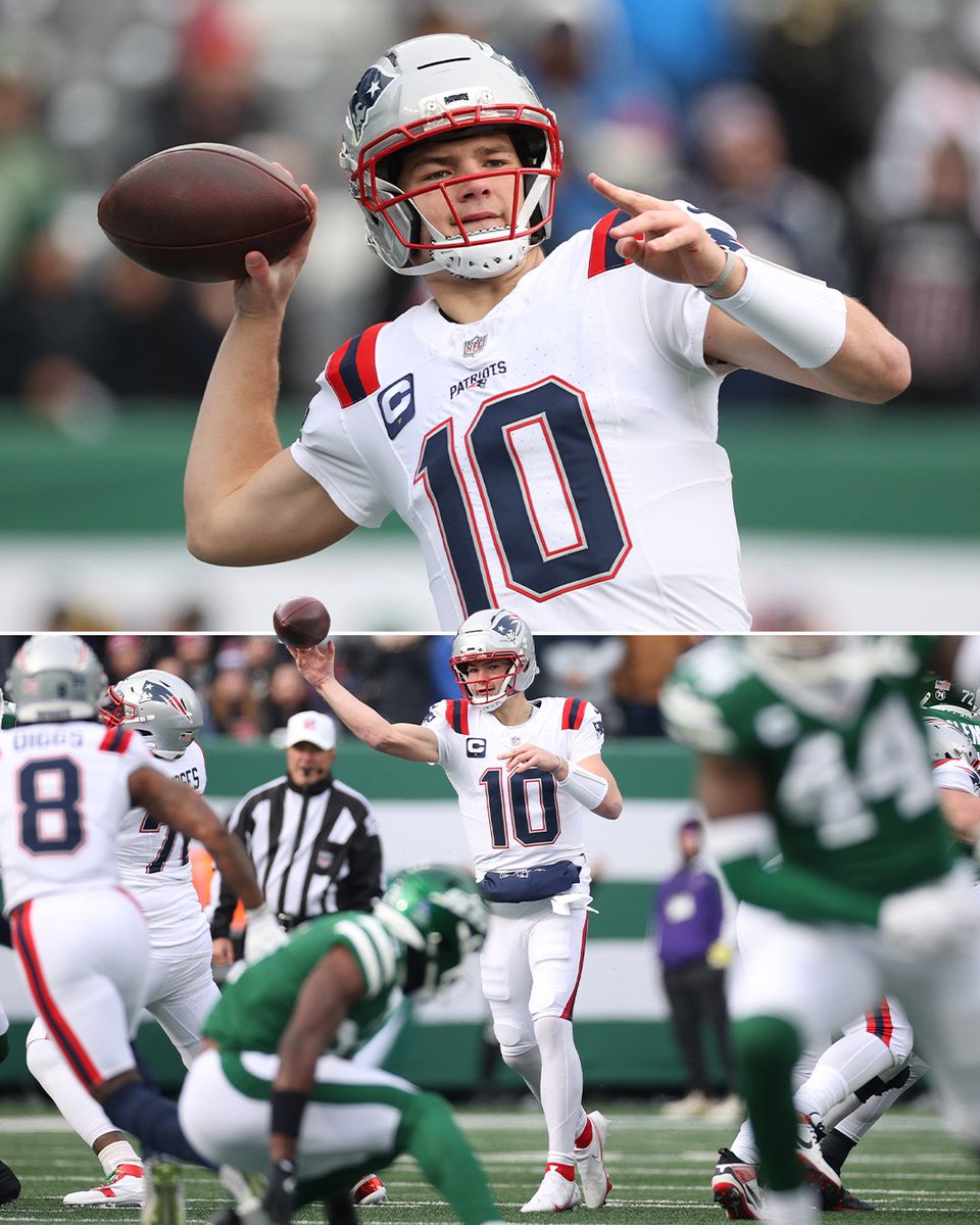 156.5 passer rating in the first half for Drake Maye 🔥
🎯 4 TD
🎯 229 PASS YDS
🎯 17/19 CMP/ATT...