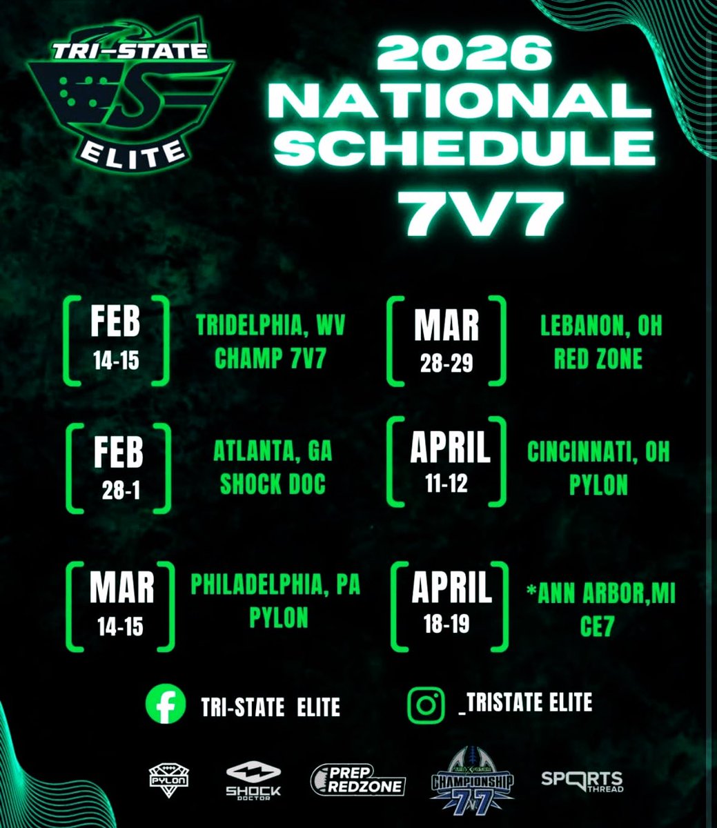 james_beem56147's tweet photo. After careful consideration, I’ve decided to play this 7on7 season for Tri-State Elite! Thank you to all the other 7on7 programs that also invited me to play for their teams. I appreciate your belief in my potential! ✝️🏈🫀🦍 https://t.co/PAIGDkbWMH