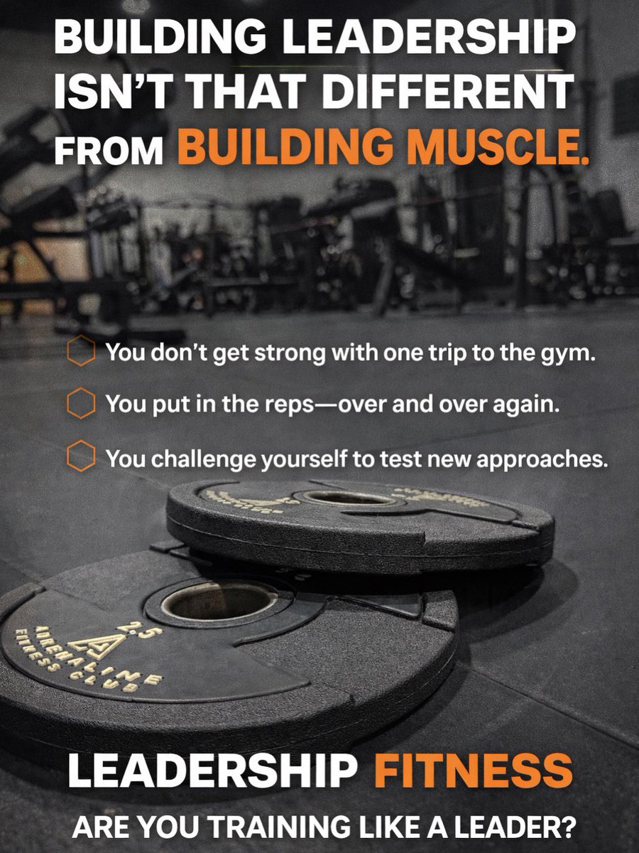 howardstribbell's tweet photo. Building leaders is like building strength.

It doesn’t happen in one day.
It happens in the reps—
in the hard calls,
the unseen decisions,
the daily choice to lead even without the title.

Are you training like a leader yet? https://t.co/Ayg84VeYqt